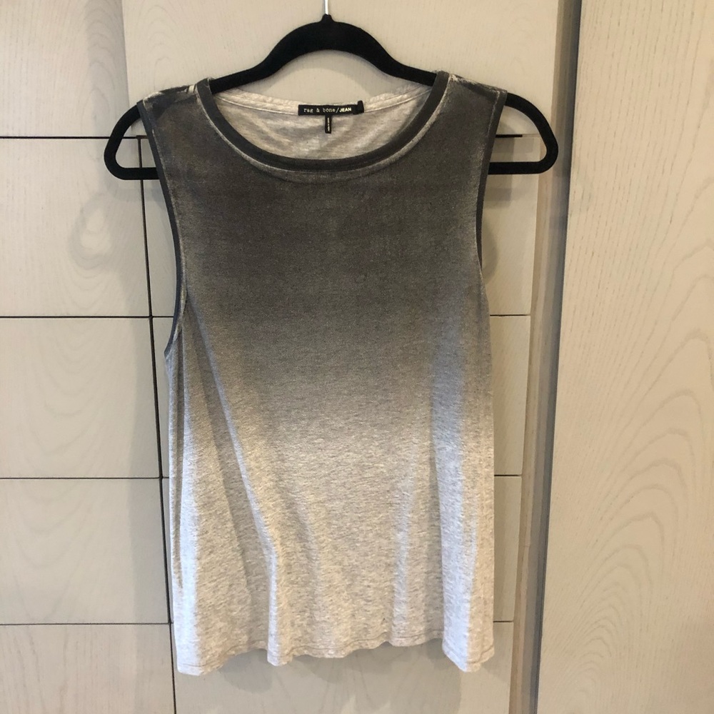 Ombré gray tank